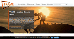 Desktop Screenshot of frame-jugendhilfe.de