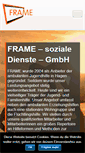 Mobile Screenshot of frame-jugendhilfe.de
